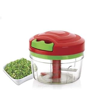 0753_Manual Food Chopper, Compact & Powerful Hand Held Vegetable Chopper/Blender ( 350 ML ) - Your Brand