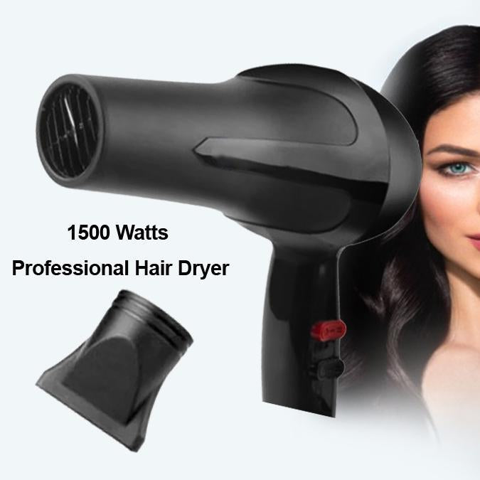 0386 1500 Watts Professional Hair Dryer 2888 (Black) - Your Brand