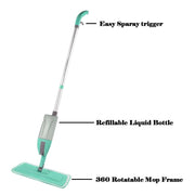 0802 Cleaning 360 Degree Healthy Spray Mop with Removable Washable Cleaning Pad - Your Brand