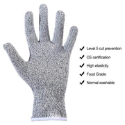 0677 Anti Cutting Resistant Hand Safety Cut-Proof Protection Gloves  (Multicolour) - Your Brand