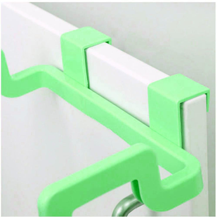 1168 Kitchen Plastic Garbage Bag Rack Holder ( Green Color ) - Your Brand