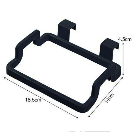 1169 Kitchen Plastic Garbage Bag Rack Holder ( Black Color ) - Your Brand