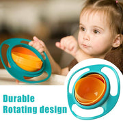 0617 Portable Feeding Toddler 360 Degree Rotating Dish - Your Brand