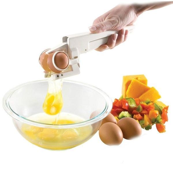 0109 Plastic Handheld Egg Cracker with Separator - Your Brand