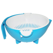 1093 Multi-Functional Washing Fruits and Vegetables Bowl & Strainer with Handle - Your Brand