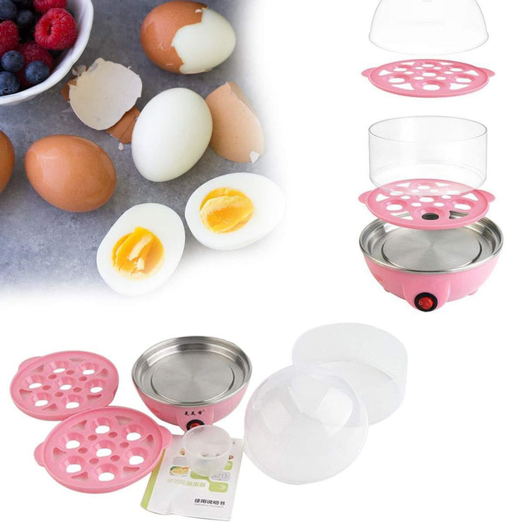 0115 Multi-Function 2 Layer 14 Egg Cooker Boilers & Steamer - Your Brand