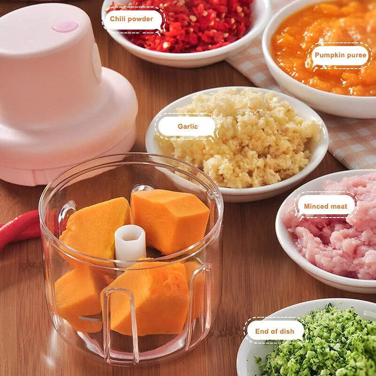 Electric Mini Garlic Chopper (250ml)