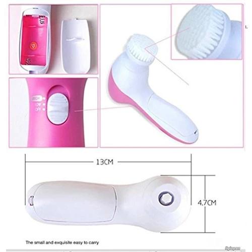 0340 -5-in-1 Smoothing Body & Facial Massager (Pink) - Your Brand