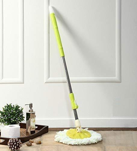 0842 Home Cleaning - Stainless Steel 360 Degree Rotating Pole Microfiber Mop Rod Stick - Your Brand