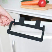 1169 Kitchen Plastic Garbage Bag Rack Holder ( Black Color ) - Your Brand