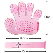 0172 Rubber Pet Cleaning Massaging Grooming Glove Brush - Your Brand