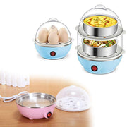 0115 Multi-Function 2 Layer 14 Egg Cooker Boilers & Steamer - Your Brand