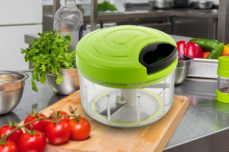 0753_Manual Food Chopper, Compact & Powerful Hand Held Vegetable Chopper/Blender ( 350 ML ) - Your Brand