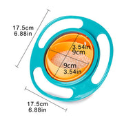 0617 Portable Feeding Toddler 360 Degree Rotating Dish - Your Brand