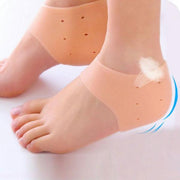 1475 Anti Crack Silicone Half Gel Heel And Foot Protector Moisturizing Socks - Your Brand