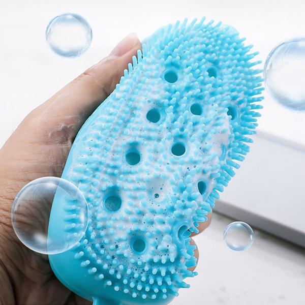 1448 Silicone Bubble Bath SPA Super Soft Body Scrubbing Brush - Your Brand