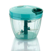 2180 Manual 2in1 Handy 1 Litre Plastic Dori Chopper, Cutter with SS Blades and Whisker Blade (1000 ml) - Your Brand