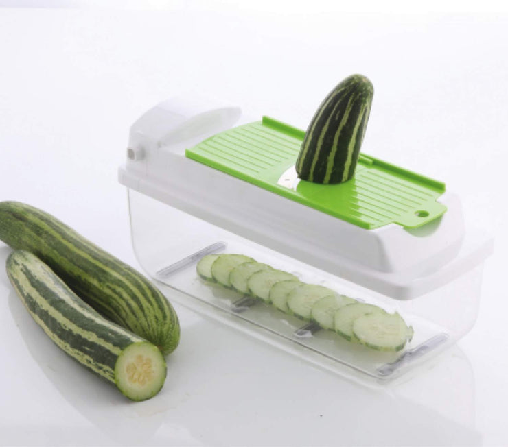 2200 Mini Multipurpose Vegetable and Fruit Chopper Cutter Grater Slicer - Your Brand