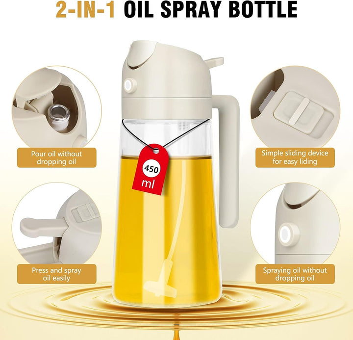 2 in 1 Oil Dispenser & Spray