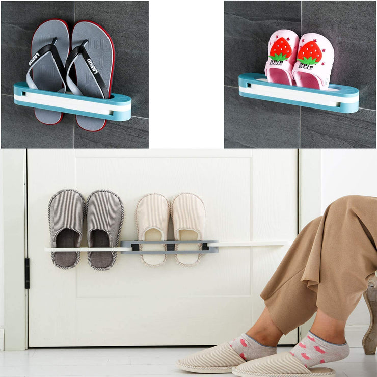 1122 Multifunction Folding Slippers/Shoes Hanger Organizer Rack - Your Brand