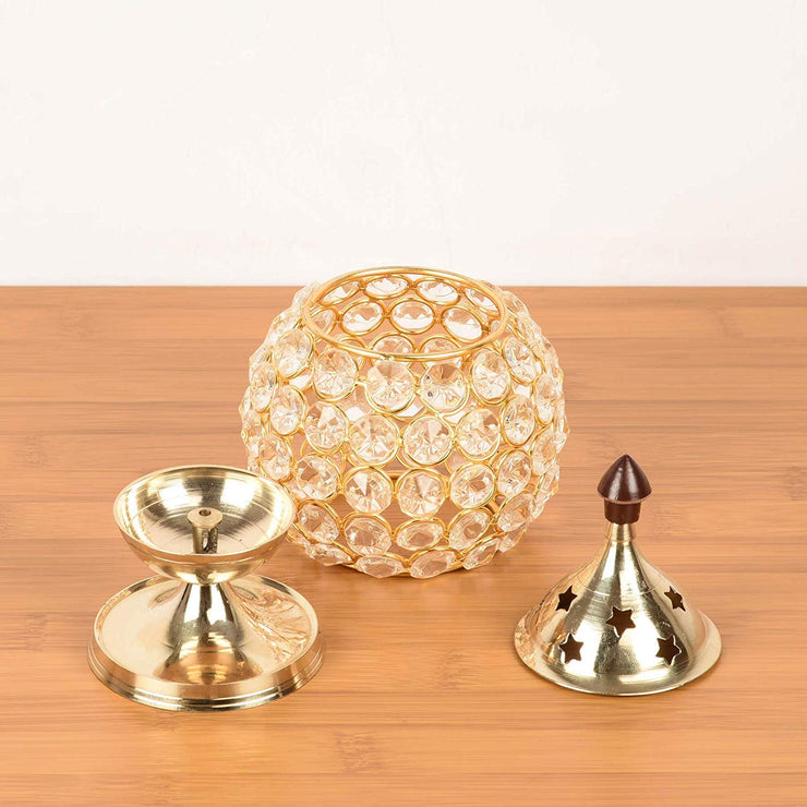 Crystal Matki Akhand Diya