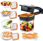 2152 Premium Vegetable Dicer Multi Chopper Set 5 in 1 Cutting Blades - Your Brand