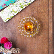 Crystal Plate Akhand Diya