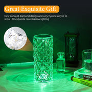 16 in 1 Crystal Lamp (16 colors, touch with remote control)