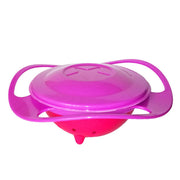 0617 Portable Feeding Toddler 360 Degree Rotating Dish - Your Brand