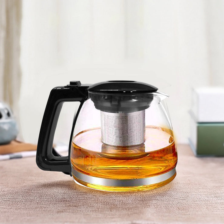 2391 Glass Kettle/Teapot with Stainless Steel Infuser & Lid - Your Brand