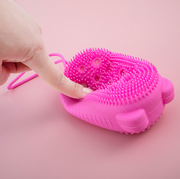 1448 Silicone Bubble Bath SPA Super Soft Body Scrubbing Brush - Your Brand