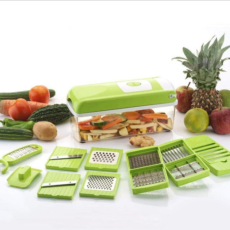 2200 Mini Multipurpose Vegetable and Fruit Chopper Cutter Grater Slicer - Your Brand