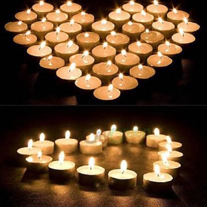 1222  Festival Decorative - LED Tealight Candles (White, 24 Pcs) - Your Brand