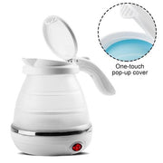 2137 Silicone Foldable Collapsible Electric Water Kettle Camping  Boiler - Your Brand